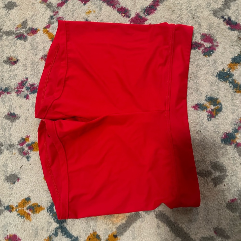 Red Spandex Medium Women’s Balera Dance Shorts